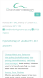 Mobile Screenshot of londonhypnotherapy.org